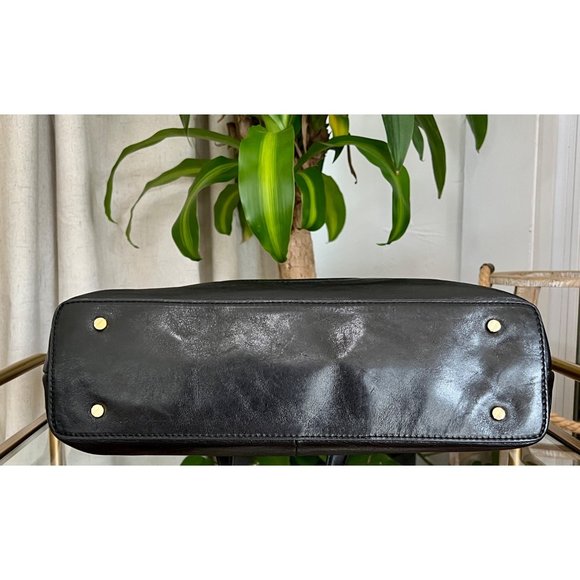 ♦️♦️  TORY BURCH AUTHENTIC BLACK BOMBE ELLA SATCHEL ♦️♦️ - Picture 10 of 16